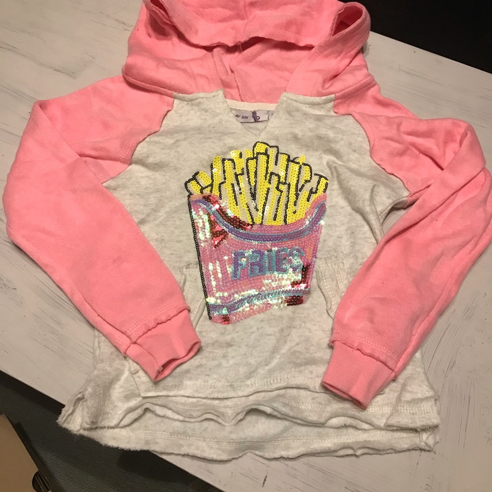 Play six size 4 fries sweatshirt